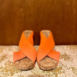Orange Versona Wedges